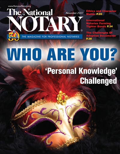The National Notary - November 2007