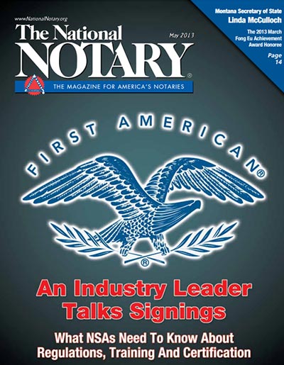 The National Notary - May 2013