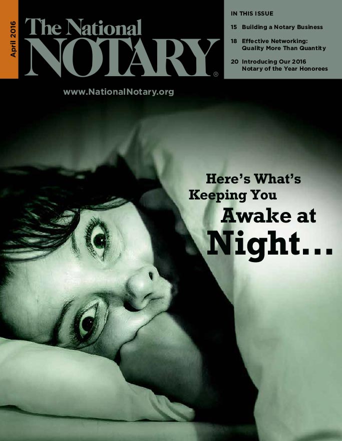 The National Notary - April 2016