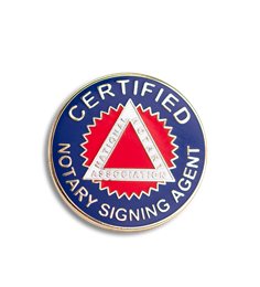 Certified Notary Signing Agent Lapel Pin