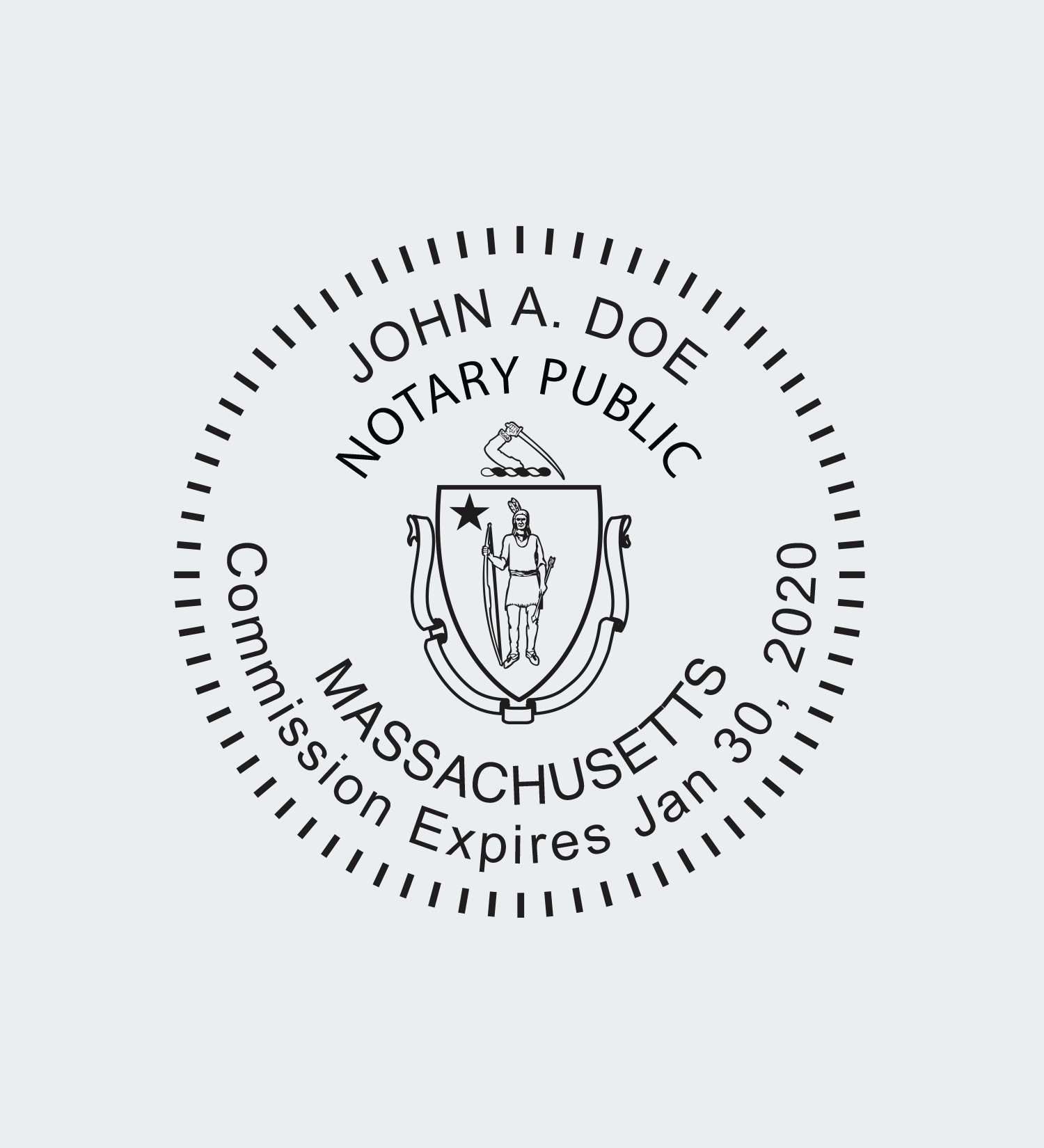 Massachusetts Notary Seals NNA