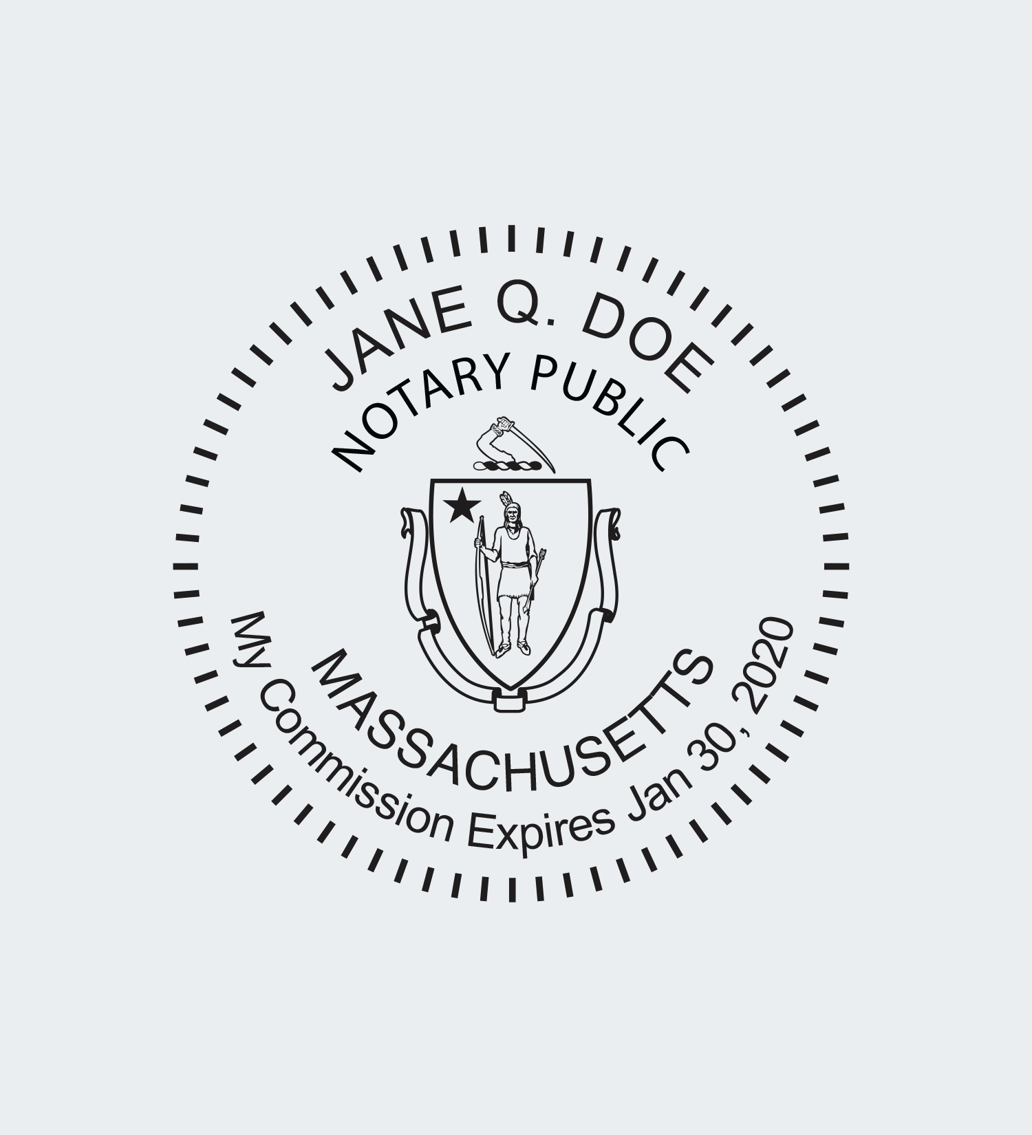 Massachusetts Notary Seals NNA