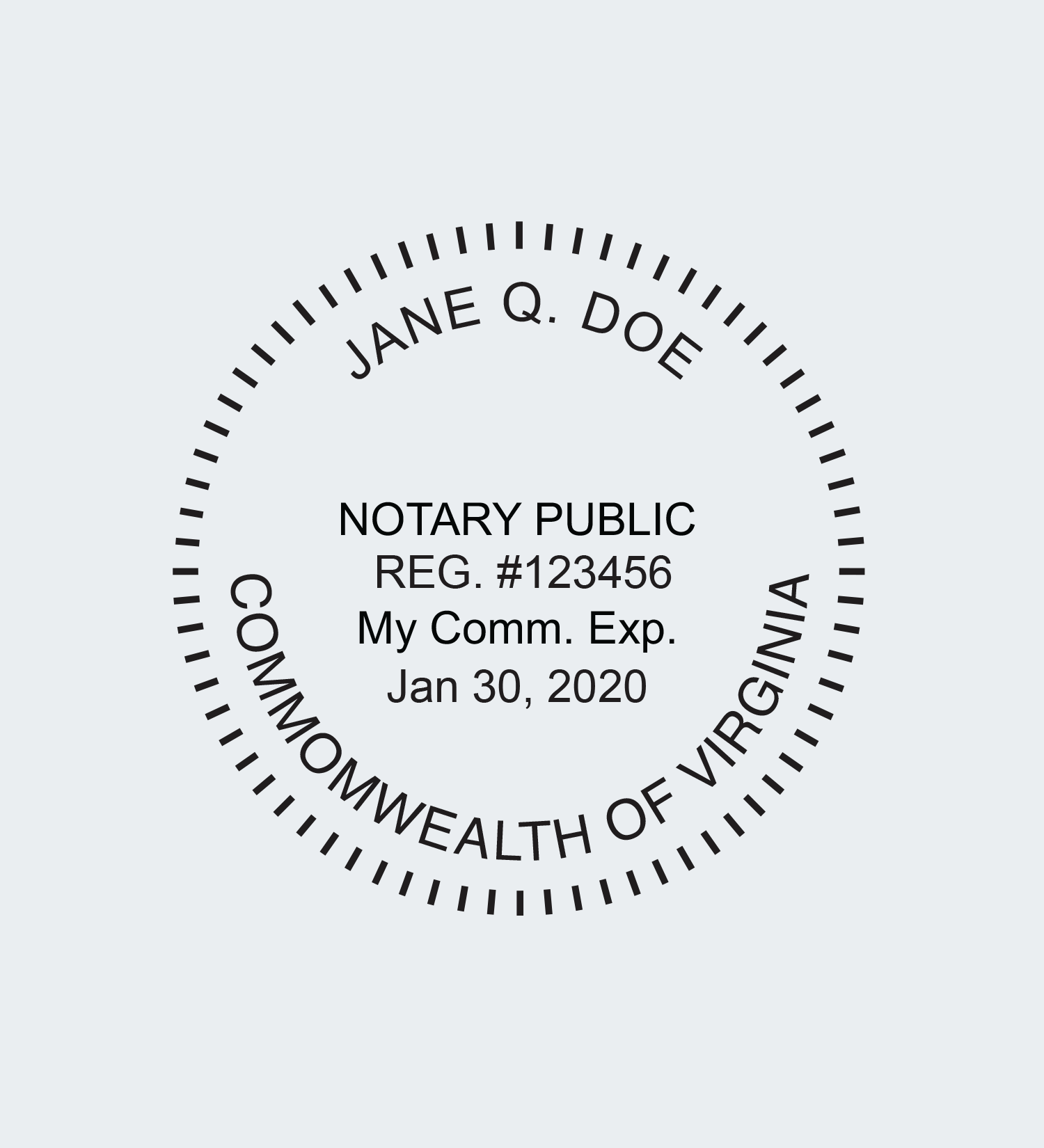 Virginia Notary Seals NNA