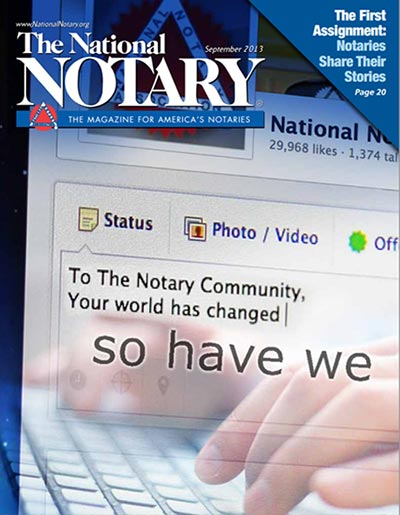 The National Notary - September 2013