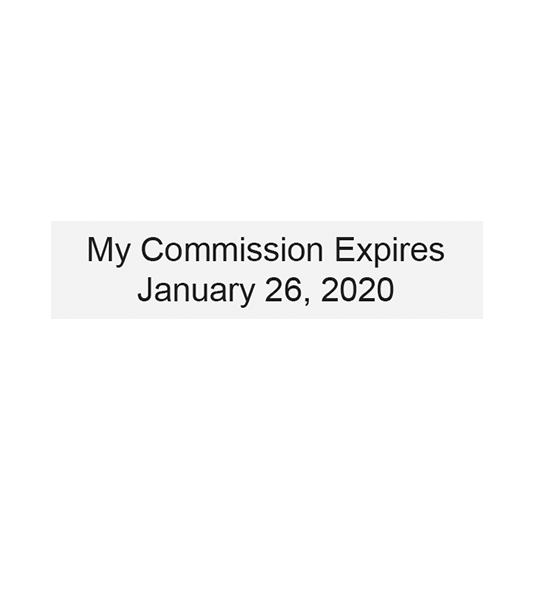 Commission-Date Stamp