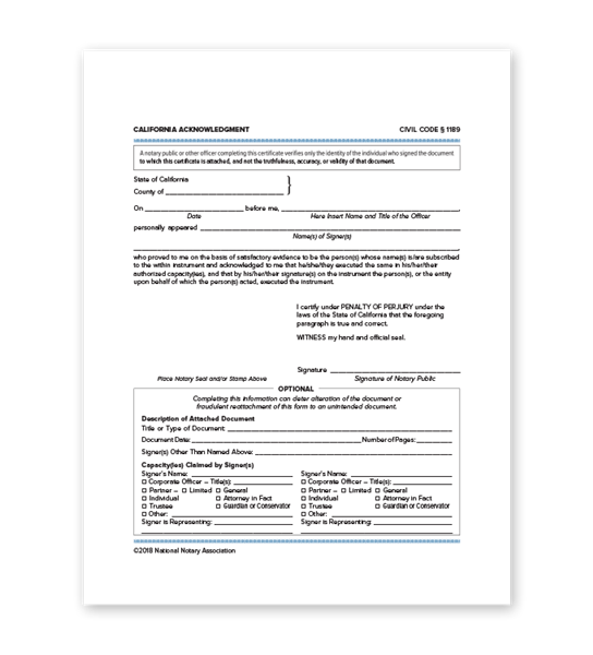 a California Notary Primer