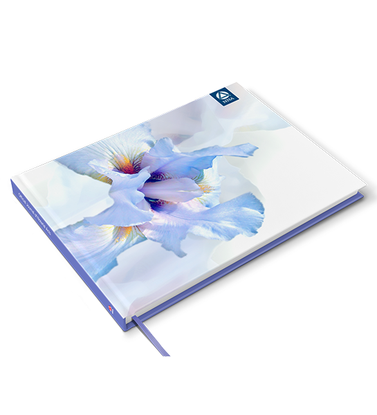 Deluxe Journal - White Iris