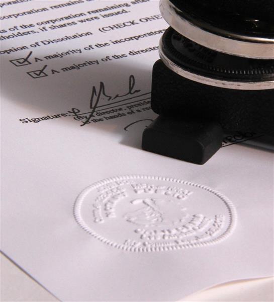 Portable Desk Notary Seal Embosser NNA