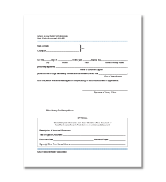 Utah Signature Witnessing