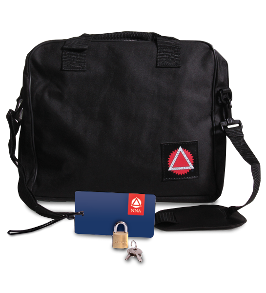 Carry All With Mini Padlock And Id Tag