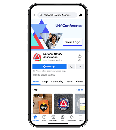 NNA Conference prospectus facebook cover page mobile offers