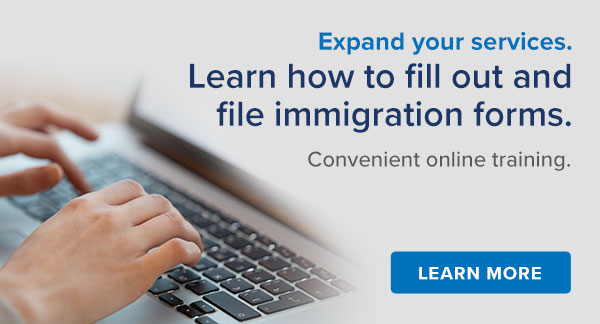 How to fill out and file immigration forms ad