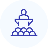 icon of a teacher speaking to a class