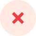 red X icon