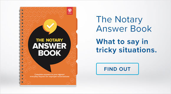 Notary Answer Book banner ad