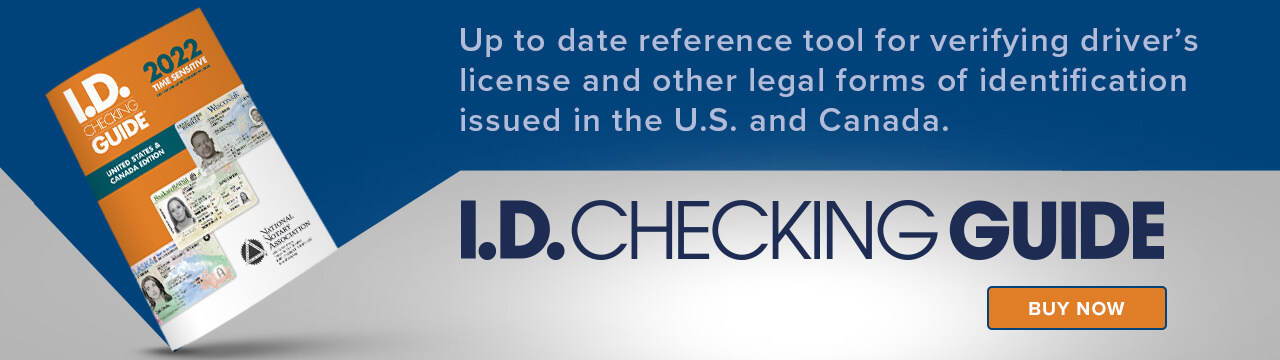 ID checking guide ad
