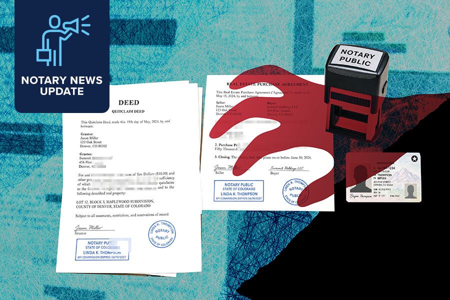 Notary seals stolen to commit fraud