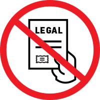 Icon for Don’t use your Notary seal to make document appear legal