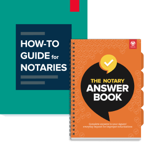 notary how-to guide and notary answer book