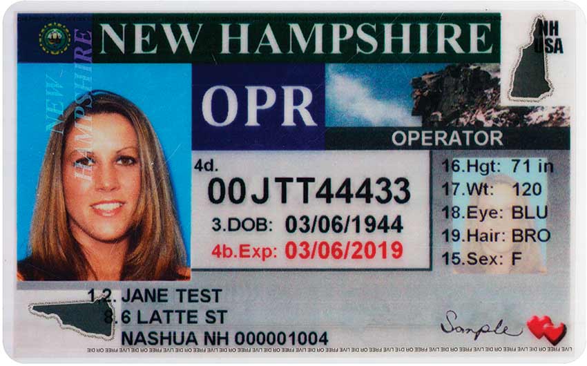 REAL ID  NH Division of Motor Vehicles