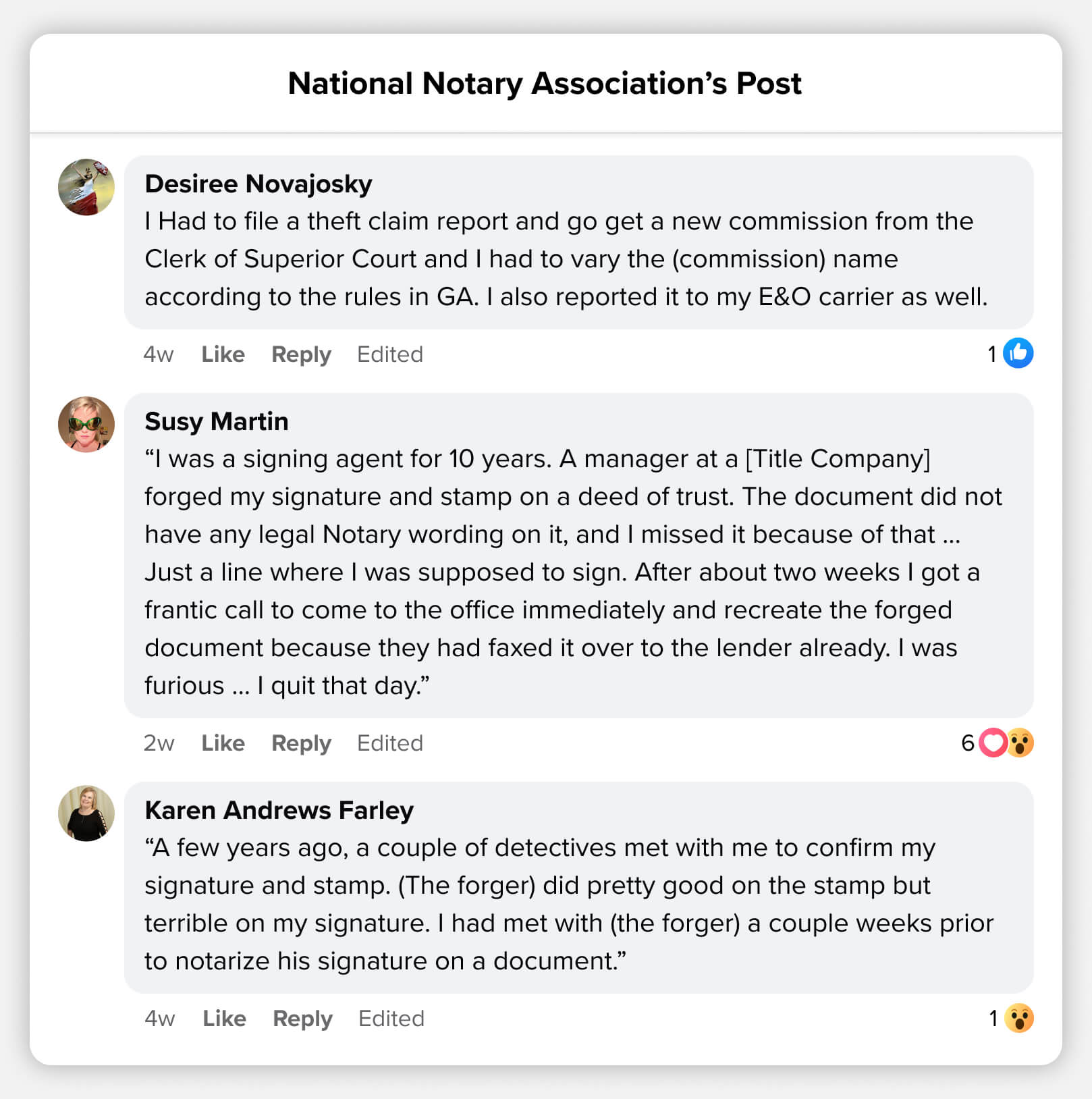 Customer answers on Facebook community
