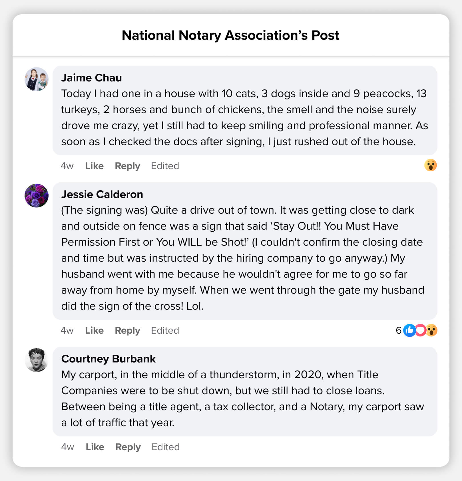 Customer answers on Facebook community