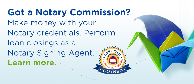 Become Notary Signing Agent ad