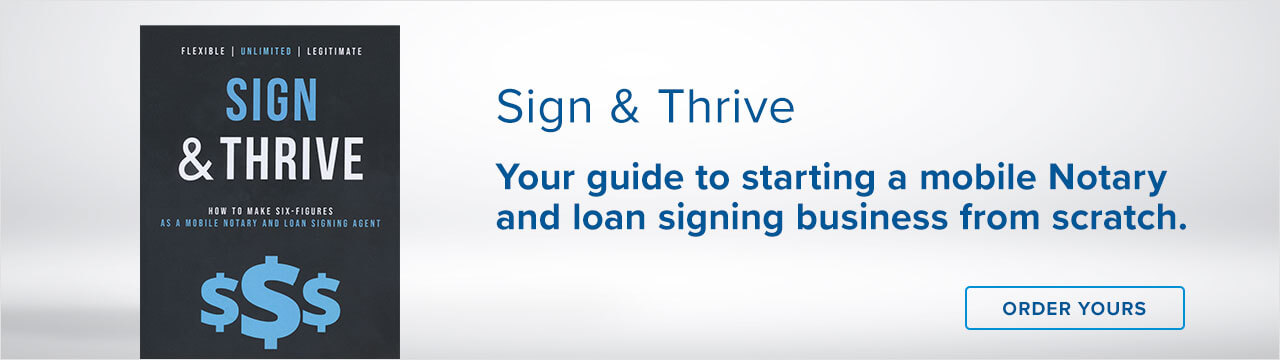 Desktop ad for Sign and Thrive book