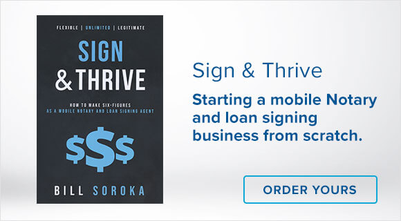 Mobile ad for Sign and Thrive book