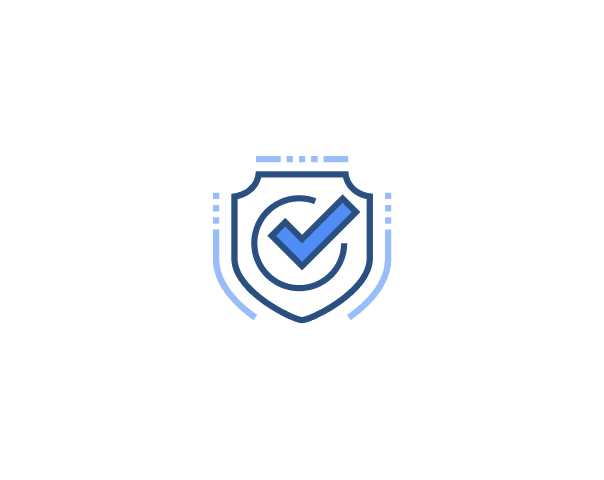 Errors and omissions insurance shield icon