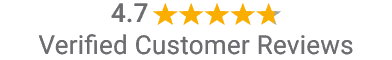 4.7 stars on Google Customer Reviews
