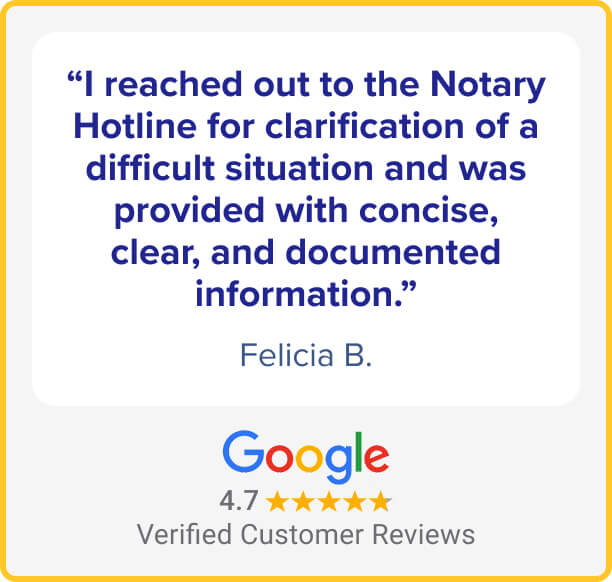 Successful female Notary