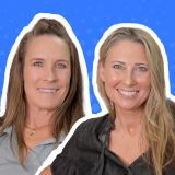 Two presenters on a webinar panel.