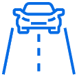 icon of car on a road