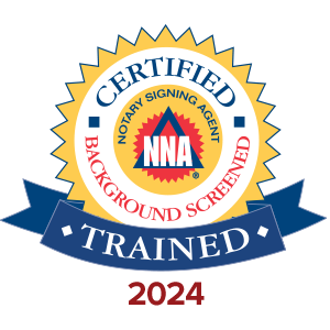 Notary Signing Agent Trained Logo