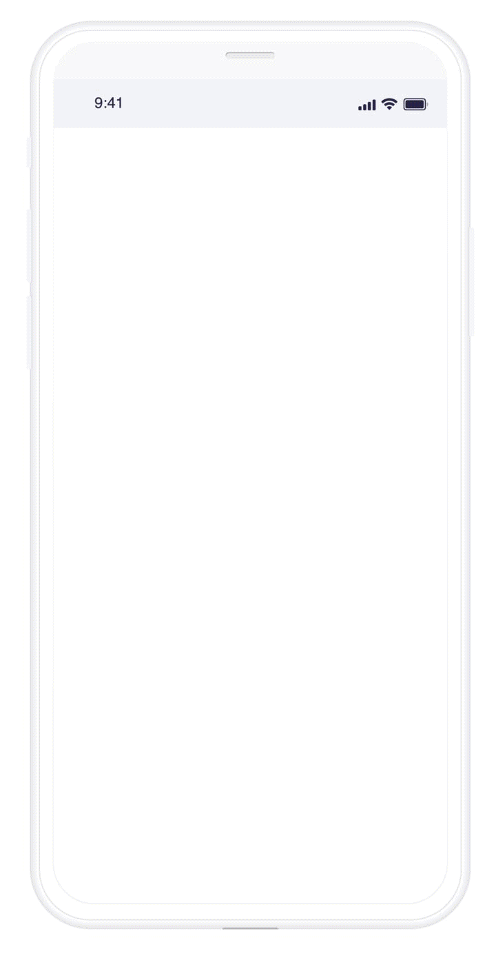 A mobile phone displaying the Find a Notary homepage
