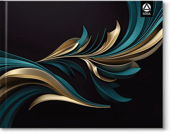 Whispers in Gold Deluxe Notary Journal