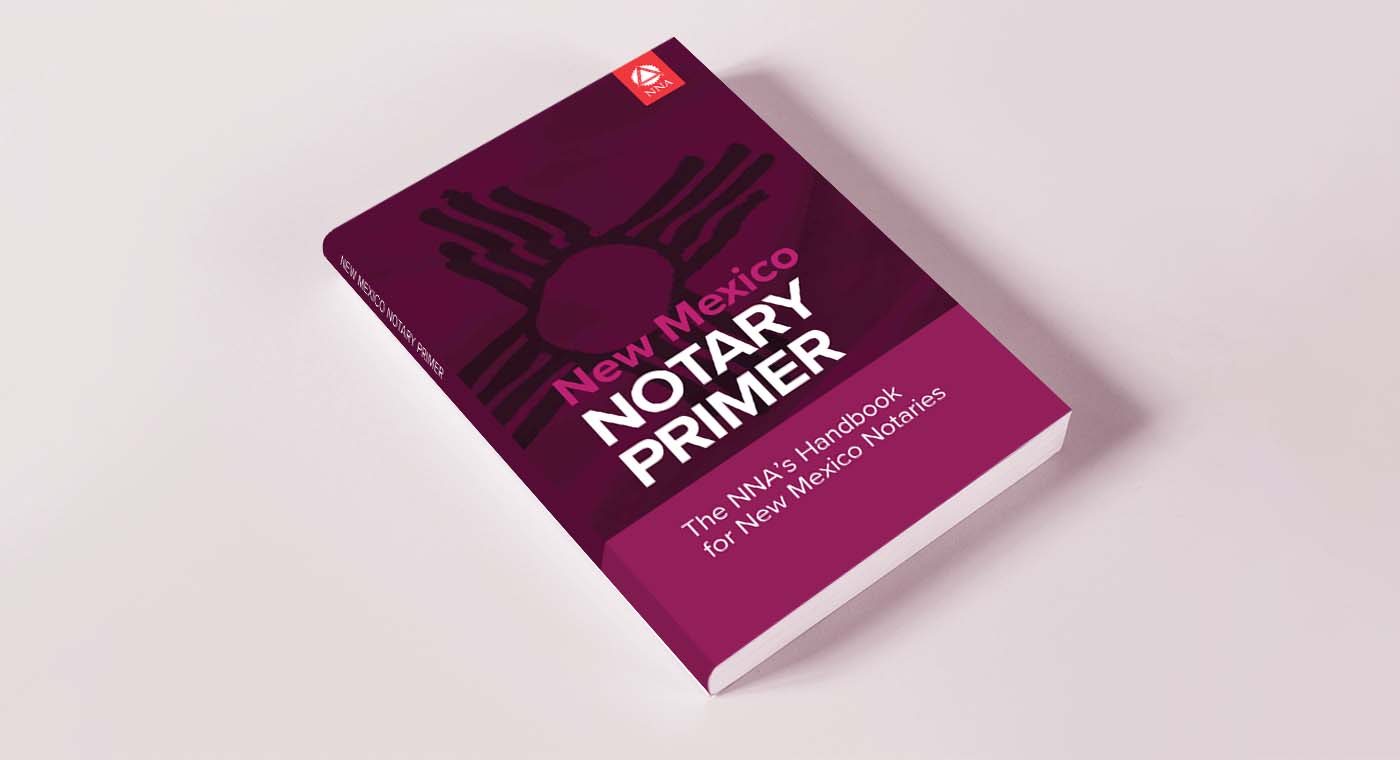 a New Mexico Notary Primer handbook
