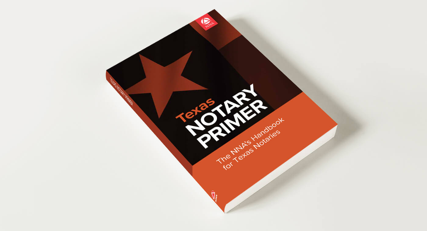 a Texas Notary Primer handbook